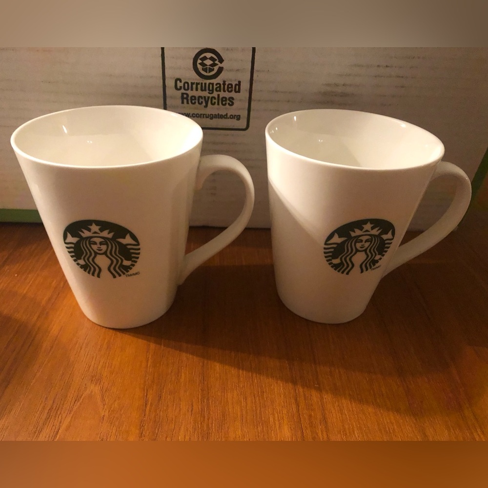 Starbucks Logo Mugs Set of 2